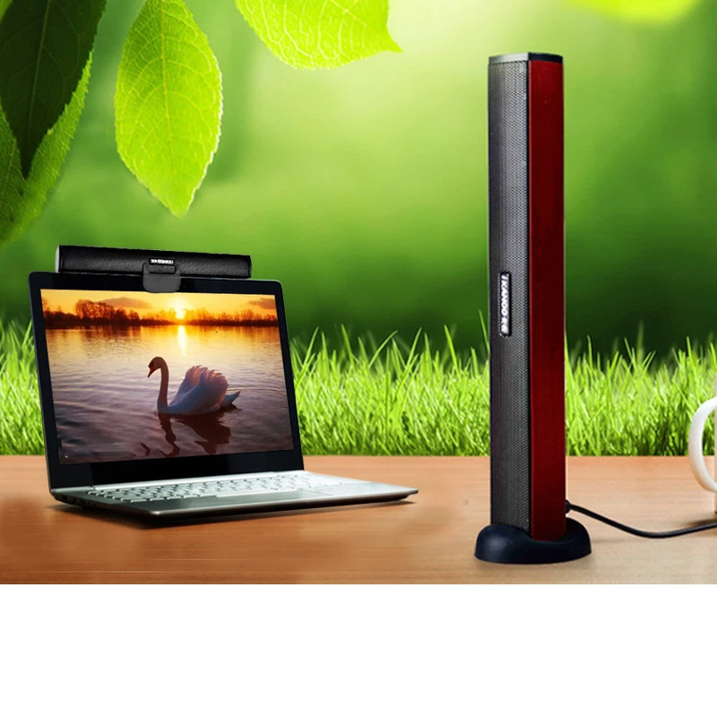 

Laptop Soundbar Mini Active Speaker Wired Computer Speakers Home Theater Caixa De Som Parlantes Para Pc Lautsprecher F4040A