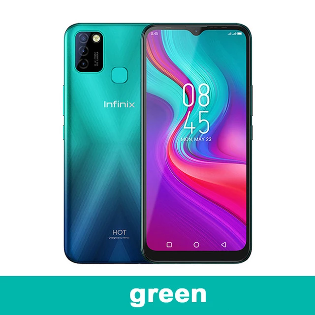 Infinix Hot 10 Lite Smartphones 5000mAh Large Battery Fingerprint & Face Unlock 13MP Triple Camera Android 10  6.6"HD Display infinix hot new model infinix