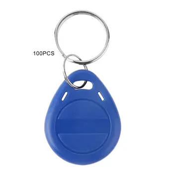 

100 Pcs T5577 Em4305 Duplicator Clone Copy 125Khz Rfid Tag Porta Chave Card Sticker Keyring Token Ring Proximity Duplicate