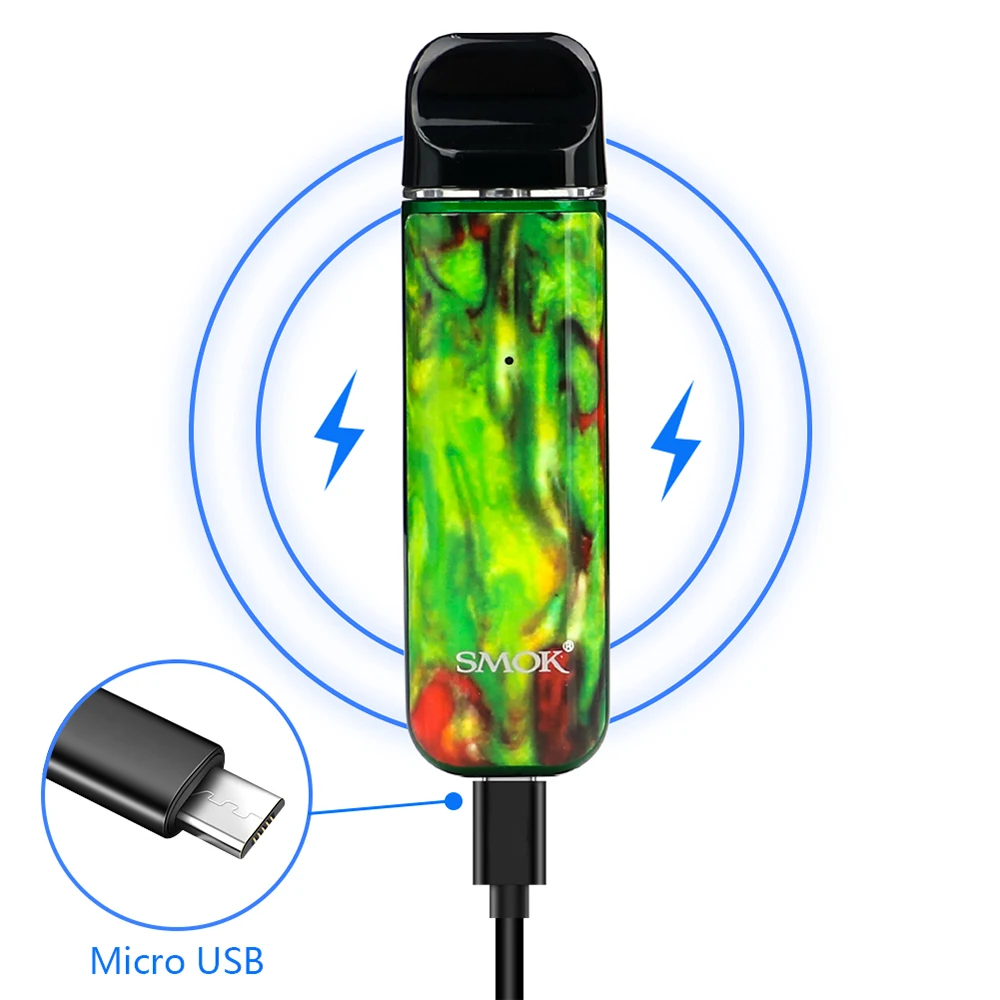 Предзаказ SMOK Novo 2 Pod Kit 800 мАч встроенный аккумулятор мл картридж сетка Ом DC MTL Vape Pen E