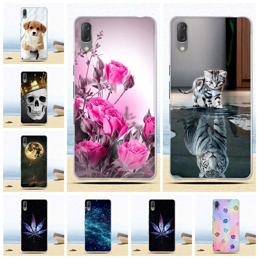 Мягкие чехлы из ТПУ для телефонов Sony Xperia L3 I3312 I4312 I4332 I3322 силиконовый чехол
