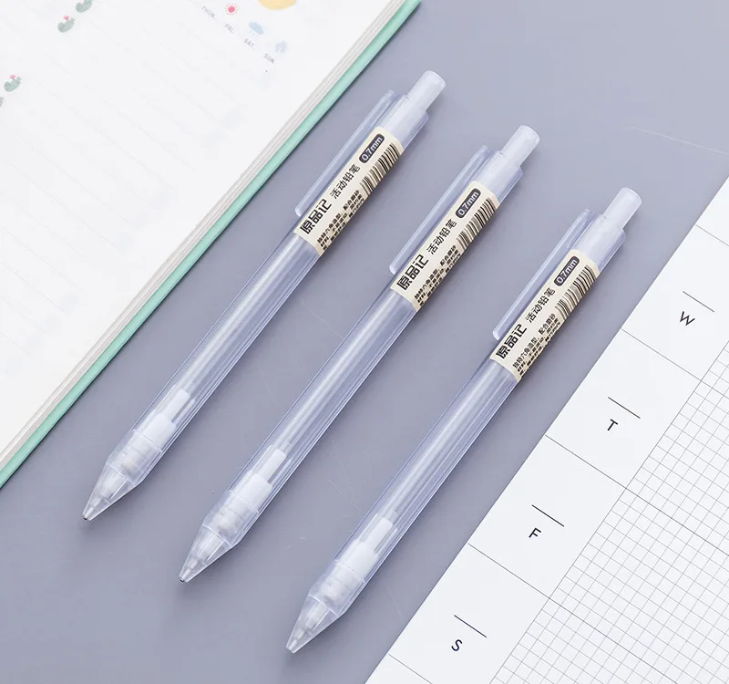 Transparent Automatic Pencil, Lovely Kawaii, Plastic Mechanical Pencil, Children's Gift Material Supplies