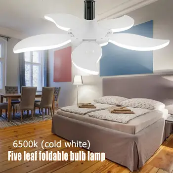 

ALLOET E27 140LED Foldable Bulb Light High Bright Constant Current Garage Lamp