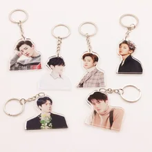 EXO сопутствующие Продукты Бо Инь боковой парк Chanyeol Hoon двухсторонний милый акриловый брелок 041