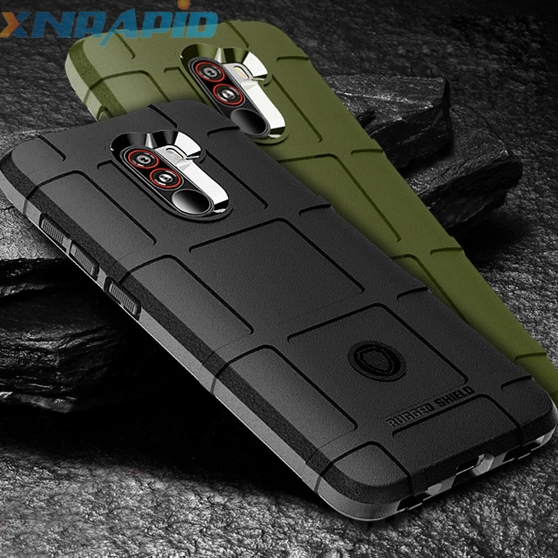 

Silicone Case For Xiaomi PocoPhone F1 Military Heavy Duty Protection Phone Cover For Xiaomi PocoPhone F1 Case