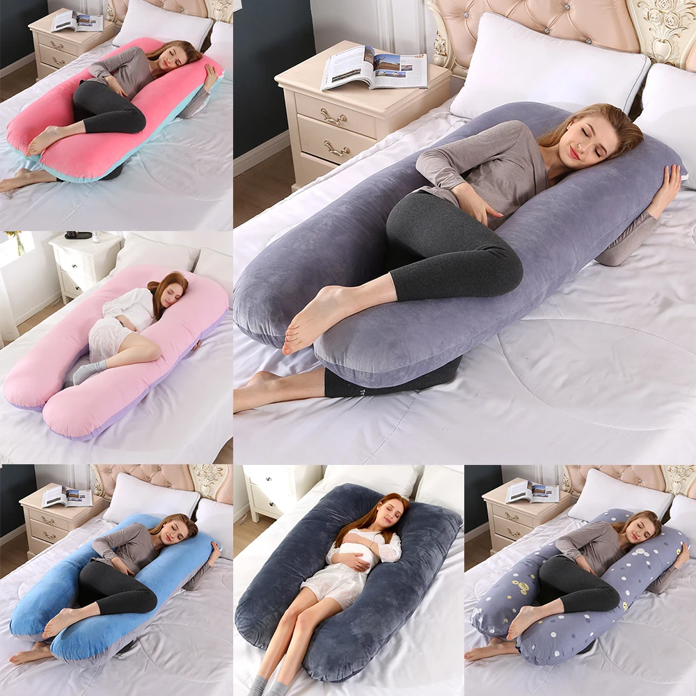 Flash Sale Cushion U-Shape Pregnant-Pillow Long Full-Filling for Upgraded Cotton qzK1JkZYZ