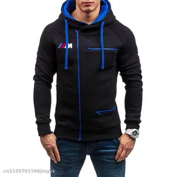 

Motorcycle Racing Men for bmw Jacket Anime Print Mens streetwear Fleece Zipper Hoodies Funny Print Sweatshirts Hip Hop