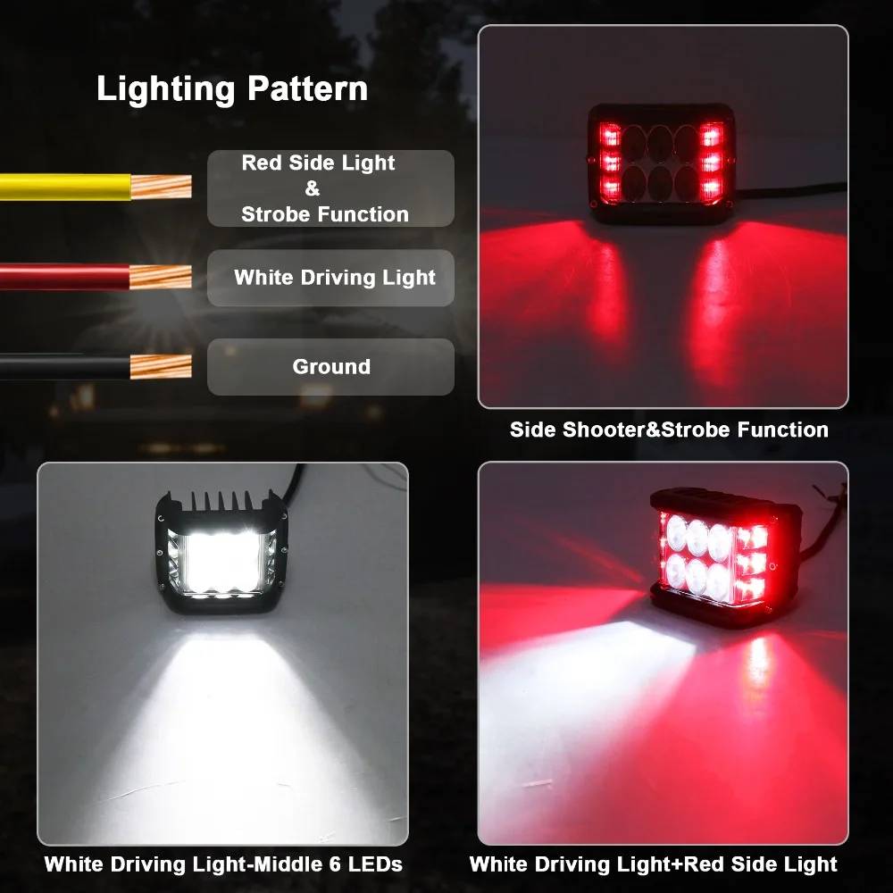 led flashing pod light