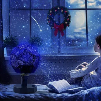 

Indoor Sky Projection Cosmos Night Lights Projector Night Lamp Family Planetarium Celestial Starry Sky Romantic Lamp Projector*