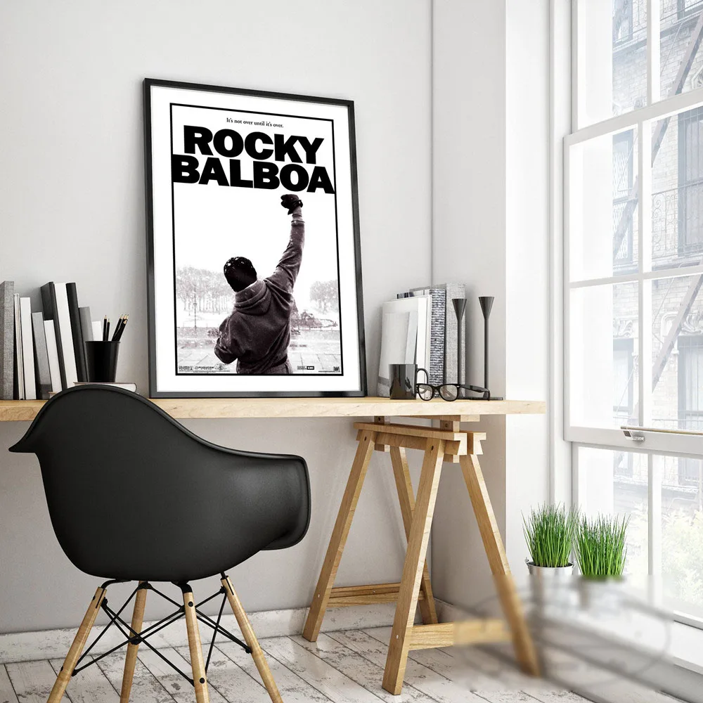 Rocky Balboa 1976 Movie Posters and Prints Wall art Decorative Picture Canvas Painting For Living Room Home Decor Unframed | Дом и сад