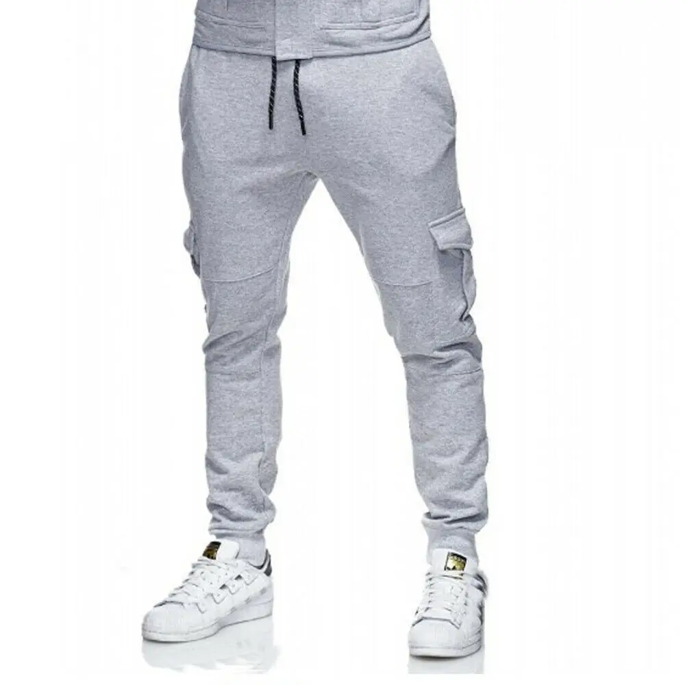 Gray Pant M-XXL, мужской спортивный костюм, комплект из 2 предметов, спортивный костюм для бега, толстовка с капюшоном, пальто, куртка+ брюки, тренировочные штаны, спортивный Спортивный костюм для бега - Цвет: Gray Pant