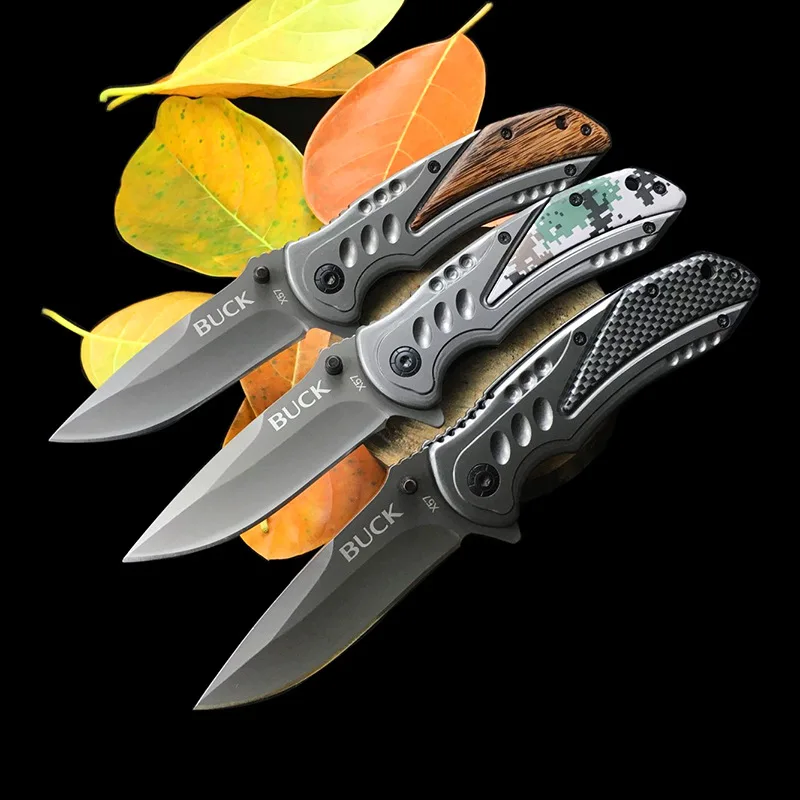 BUCK открытый x57 инструмент высокой твердости Многофункциональный складной нож кемпинг самообороны тактический специальный нож Фруктовый нож