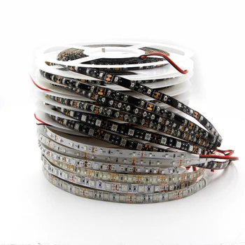 

5m LED Strip Light 600nm True Orange Warning Modified LED Motorcycle Turn Signal lamp 12V 5050 3528 Ribbon Ambilight tape lamp