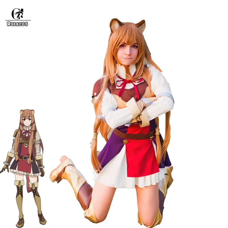 Goede Rolecos Anime Tate Geen Yuusha Geen Nariagari Cosplay Kostuums Raphtalia Kostuum Voor Vrouwen Cosplay Kostuum Volledige Sets