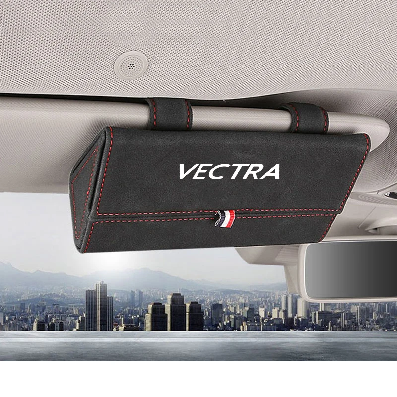 1 шт. для Opel Vectra Flocking автомобиля очки коробка хранения держатель солнцезащитные