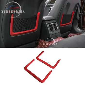

For BMW 1 2 3 4 Series 3GT F34 F30 F31 F36 F20 2pcs Red Seat Back Net Frame Trim
