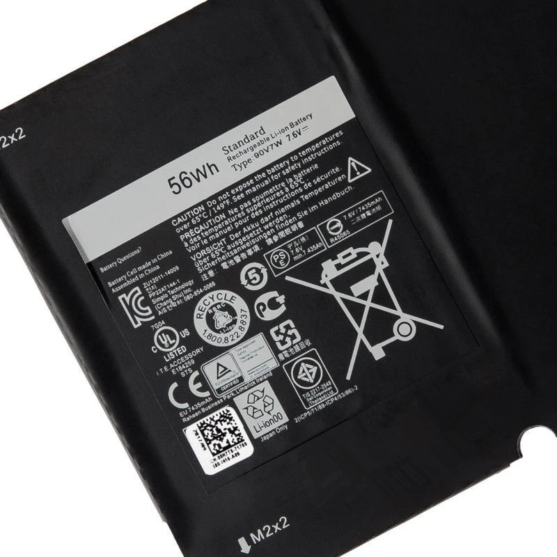 Onevan 90v7w Jhxpy Jd25g 090v7w Laptop Battery For Dell Xps 13 9343 Xps13 9350 13d 9343 0n7t6 5k9cp Rwt1r 0drrp 7 6v 56wh Laptop Batteries Aliexpress