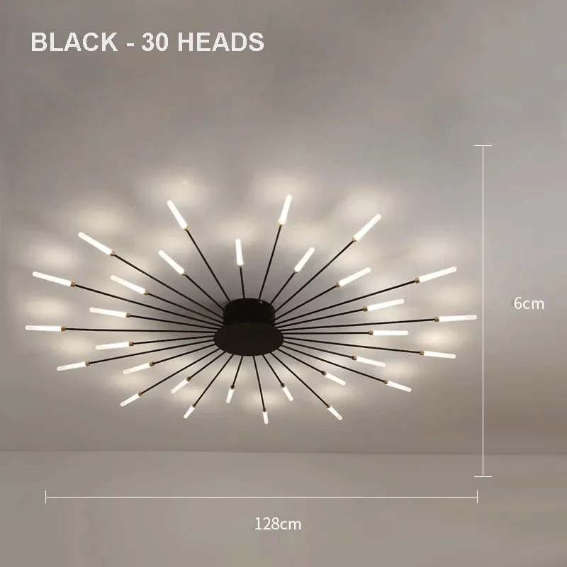 led behind tv Nordic Ceiling Lamp Modern Minimalist Creative LED Lighting Living Room Bedroom Dining Study Home Decor Starry Art Chandelier led lights behind tv