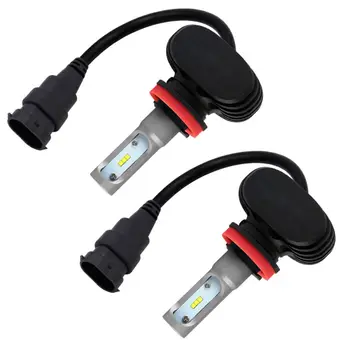 

2PCS S1 H8 H9 H11 Car LED Front Light Bulb Conversion Kit Headlights Super Bright White Car Headlight 2020