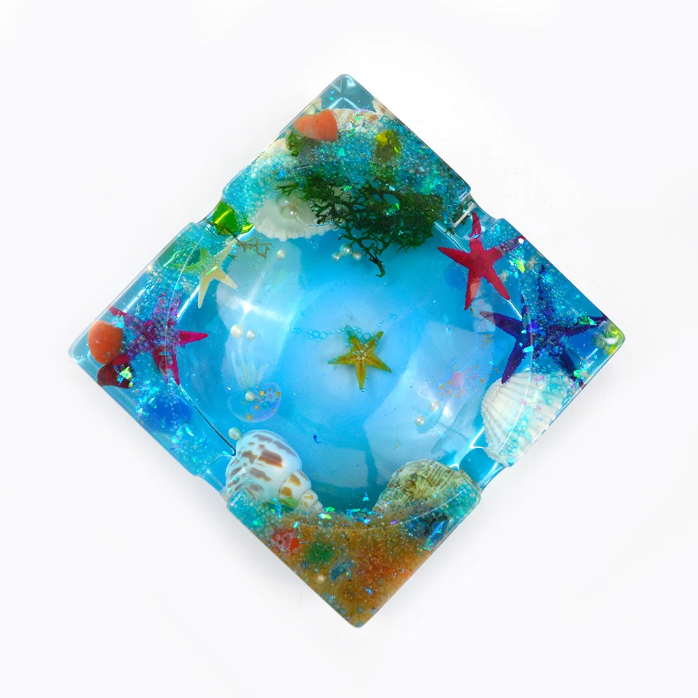 

Ashtray mold DIY casting Art UV glue epoxy silicone mold resin jewelry mold