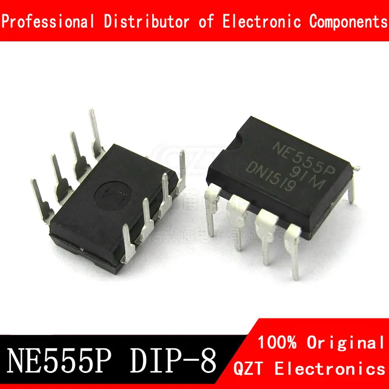 10PCS NE555 NE555P DIP8 NE555N DIP 555 Timers DIP-8 new and original IC Chipset