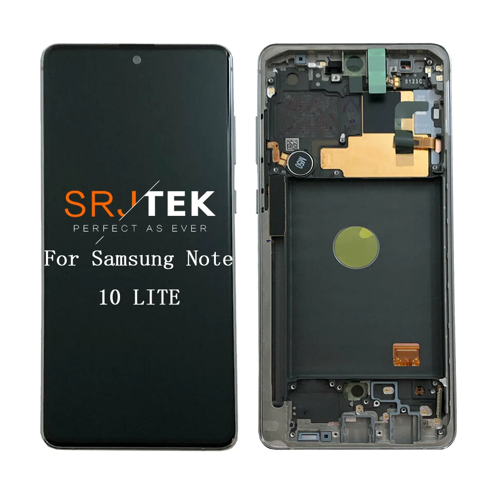 ЖК-дисплей AMOLED 6 7 дюйма для Samsung GALAXY Note 10 Lite сенсорный экран с дигитайзером в сборе