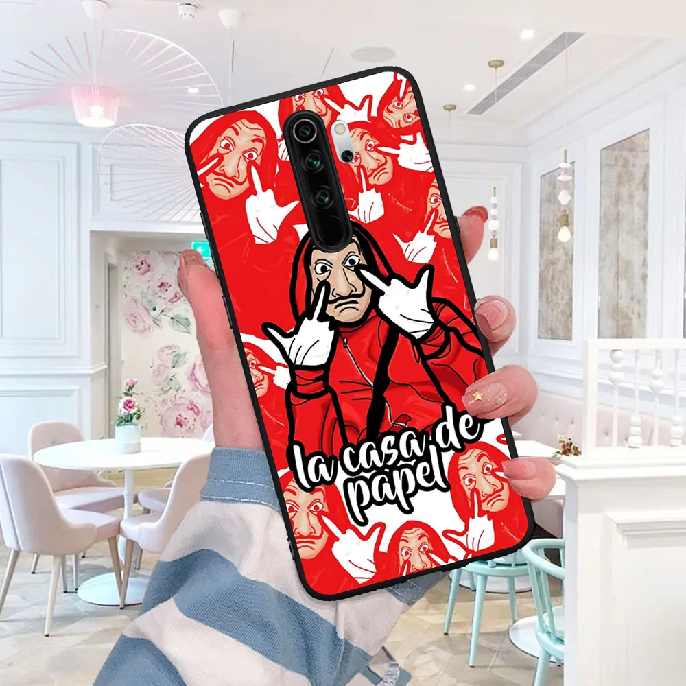 Испания ТВ деньги Heist House Paper La Casa de papel чехол для Xiaomi Redmi Note 5 6 7 8 Pro K20 K30 mi 9T Мягкий ТПУ