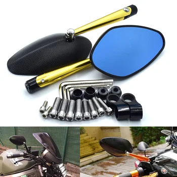 

New universal motorcycle rearview mirror CNC aluminum alloy For HONDA CBF125 CB600F CBR600F CBF600/SA CB650F CBR650F VTX1300 CB3