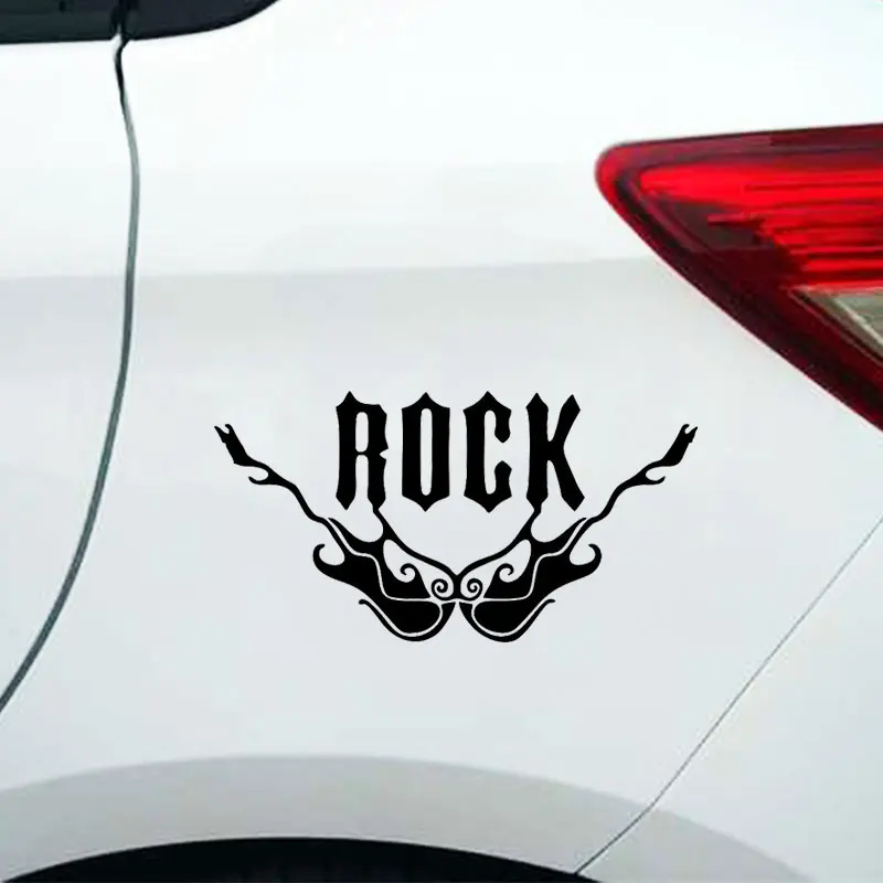 Rock стильные автомобильные наклейки креативные забавные оконные изделия