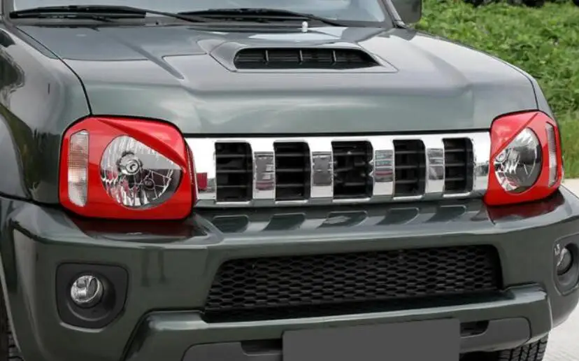 Для Suzuki JIMNY налобный фонарь Модифицированная птичья лампа тени angry eye металлическая рамка декоративные аксессуары
