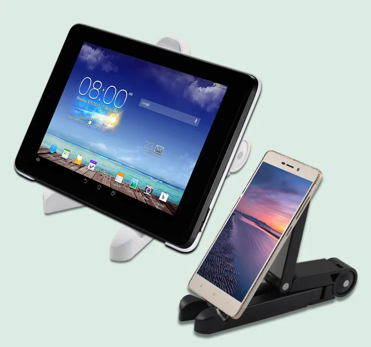 LokFo Universal Foldable Phone Tablet Stand Holder Adjustable Desktop Mount Stand Tripod Table Desk Support For IPhone IPad Mini mobile phone stand