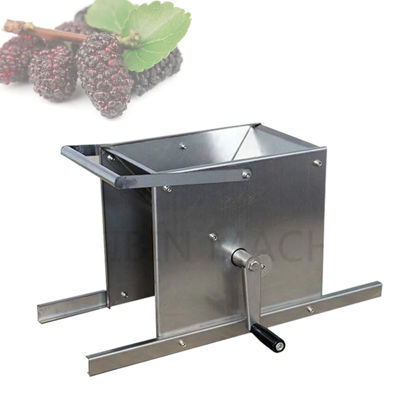 New 2 Rollers Electric Grape Crusher Electric Crushing Machine Brewing