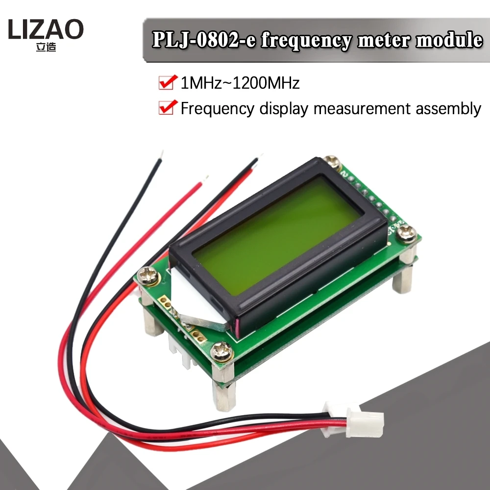 Dc 9 12v 1mhz 1 2ghz Rf Frequency Counter Tester Digital Cymometer Plj 0802 E Lcd 0802 Screen For Ham Radio 1 10mhz Diy Kit Integrated Circuits Aliexpress