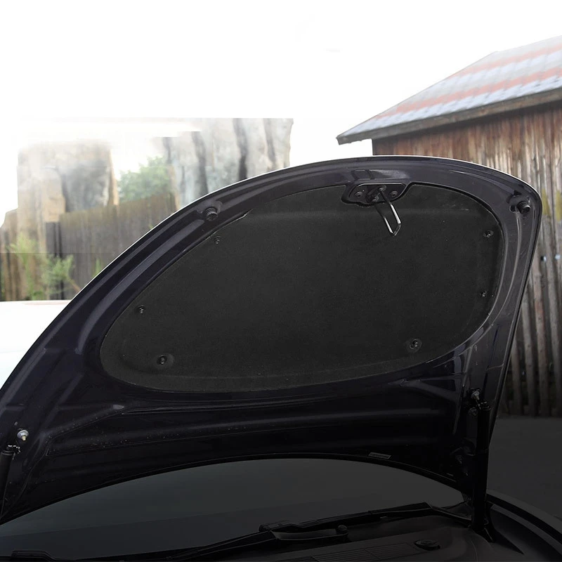

Car Noise Reduction Mat for Tesla Model 3 Front Trunk Cover Sound Insulation Cotton Shock Plate Hood Insulation Modification Car