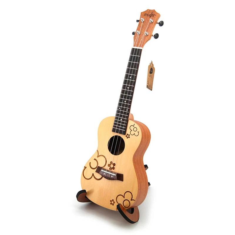 Ukulele Acoustique De 23 Pouces Topconcert Mini Guitare Hawaienne 17 Frettes 4 Cordes Instruments De Musique Ukulele Electrique Aliexpress