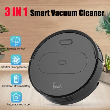 

3000Pa Suction Vacuum Cleaner Robot Wifi APP Control 3 In 1 Rechargeable Smart Sweeping Robot Dry Wet Sweeping Vacuum Cleaner