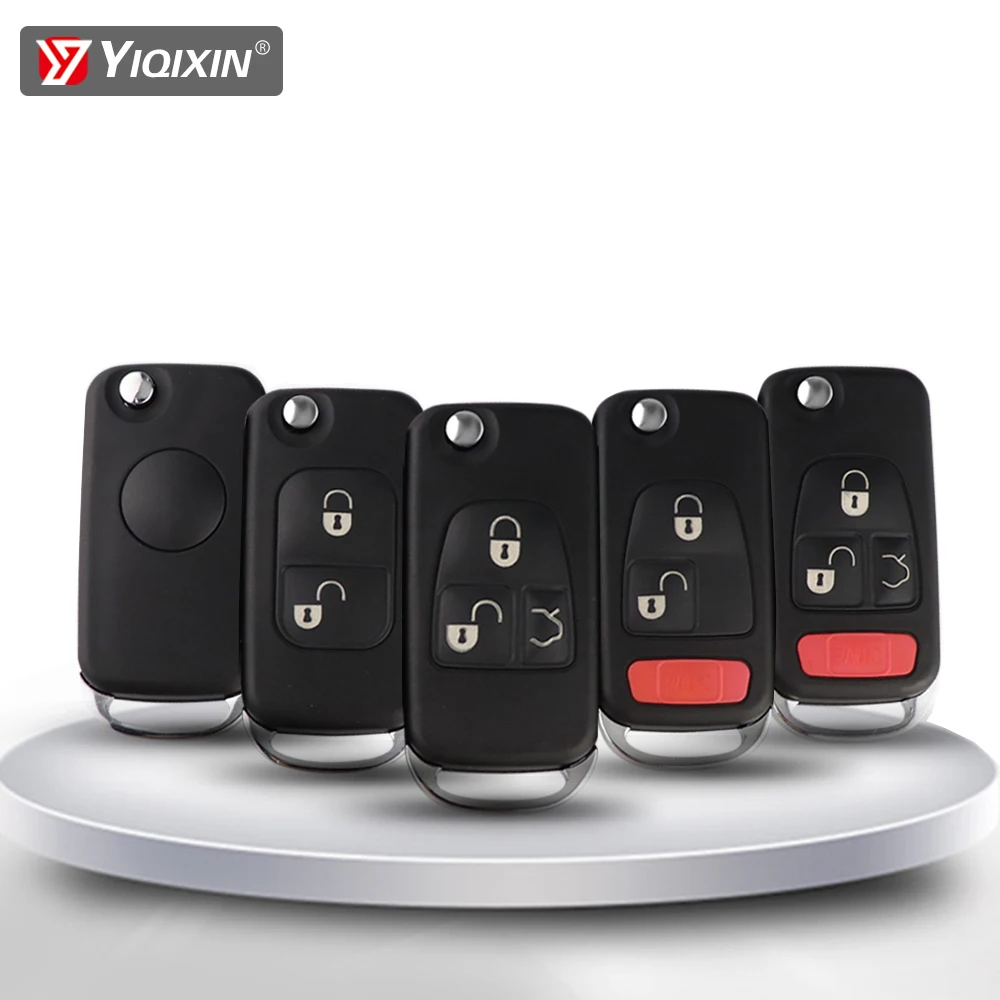 Key Case Car Remote Key Car Key Car Key Shell Key Shell For Mercedes Benz C E ML S Dodge Sprinter Flip Folding Remote Blank Key Cover Case Replacement Holder Blade