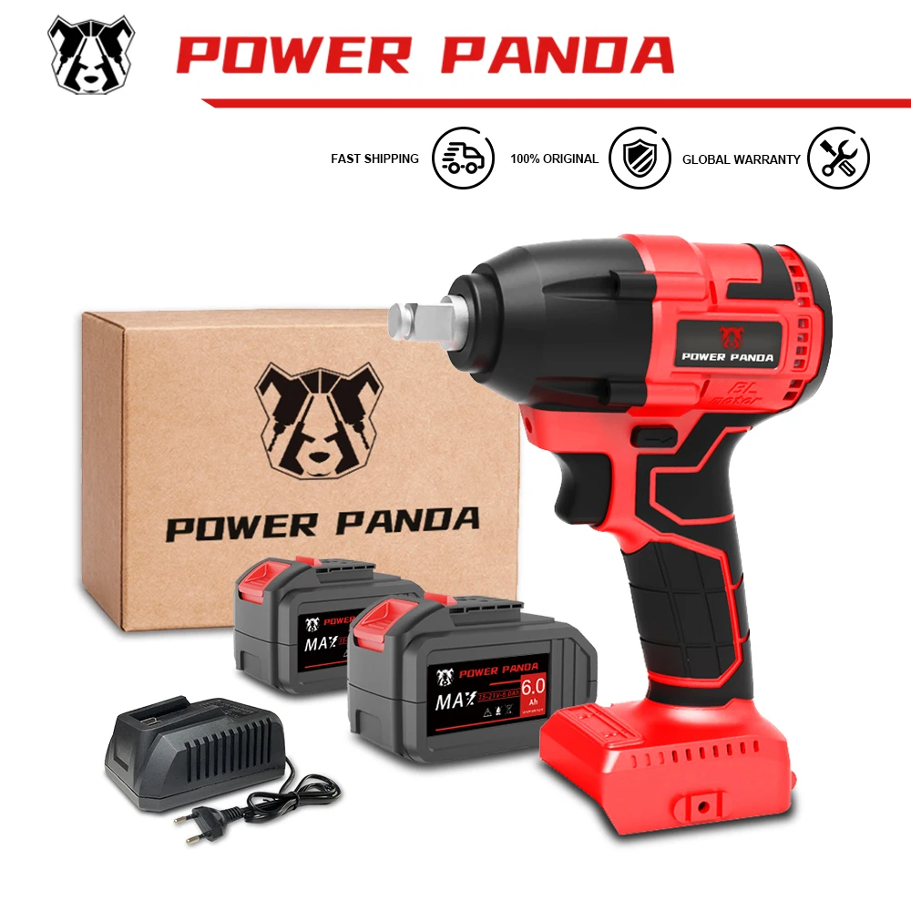 Электрогайковерт ударный POWER PANDA проводной 30000 дюйма максимальный крутящий
