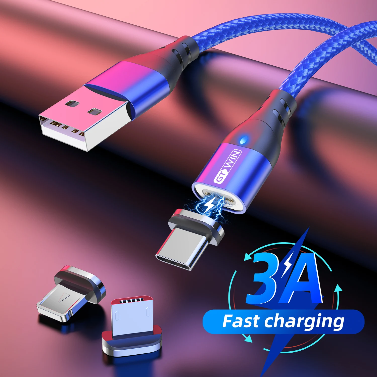 GTWIN Cable Micro Type C USB Charging Cables