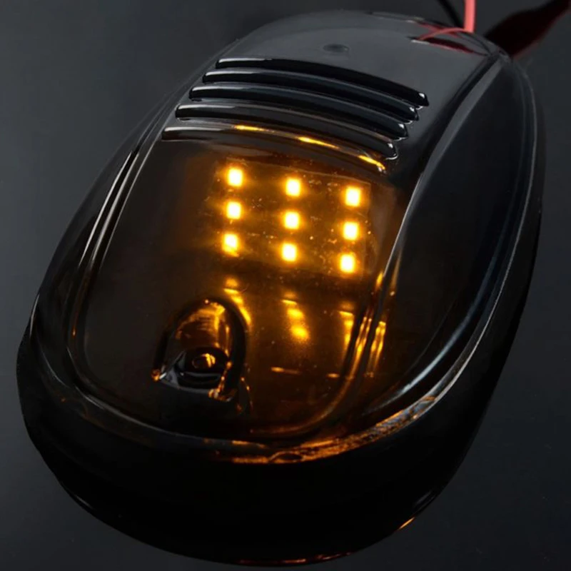 DC 12 V-24 V огни IP58 30000h 5 шт. 9 Светодиодный Маркер на крыше кабины для грузовика, внедорожника, пикапа, водонепроницаемый