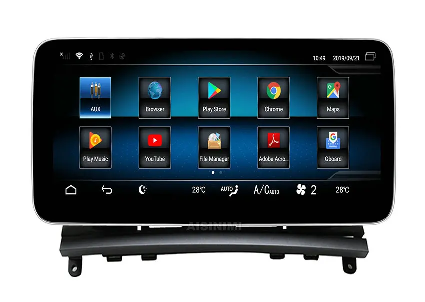 Best Android 8.1 Car Dvd Navi Player FOR Mercedes Benz C Class W204 (2008-2010) car Monitor audio gps stereo auto all in one 29