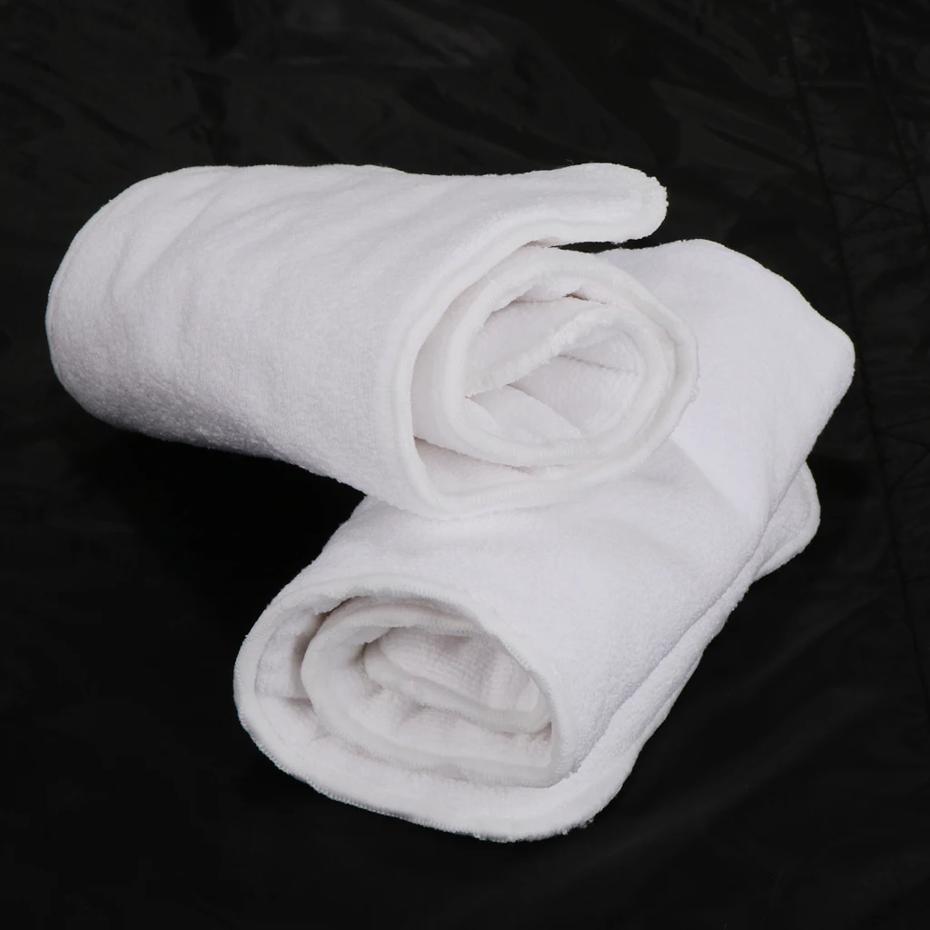 2 шт супер абсорбирующий моющийся многоразовый взрослые детские подгузники памперсы вставки одежда для переодевания вкладыши белый