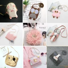 Коллекция года, Детская сумочка с рисунком поросенка, милая детская сумка ручной работы, маленькая сумочка с розовым сердцем для маленькой девочки