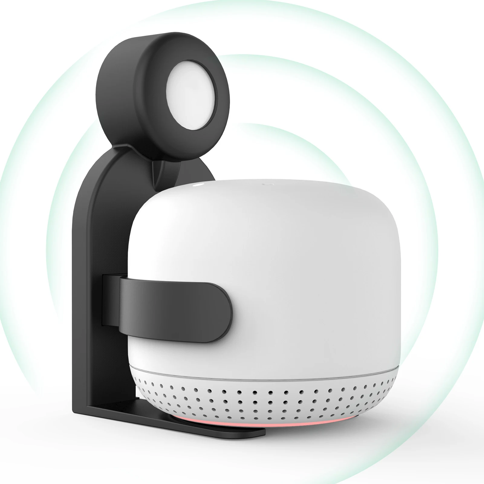 Presa Supporto Per Montaggio Audio A Parete Per Google Nest Wifi Router Point Staffa Di Installazione Facile Custodia Compatta Per Supporto Salva Spaz