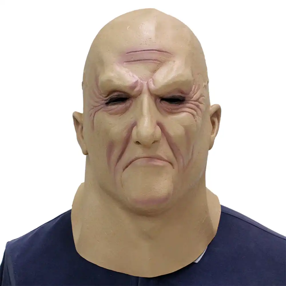 1pc realistic latex old man mask male disguise