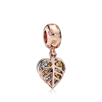 

2020 Shiny charm crystal bead jewelry tree charm fit original pandora bracelet & necklace accessories diy pendant bangle women
