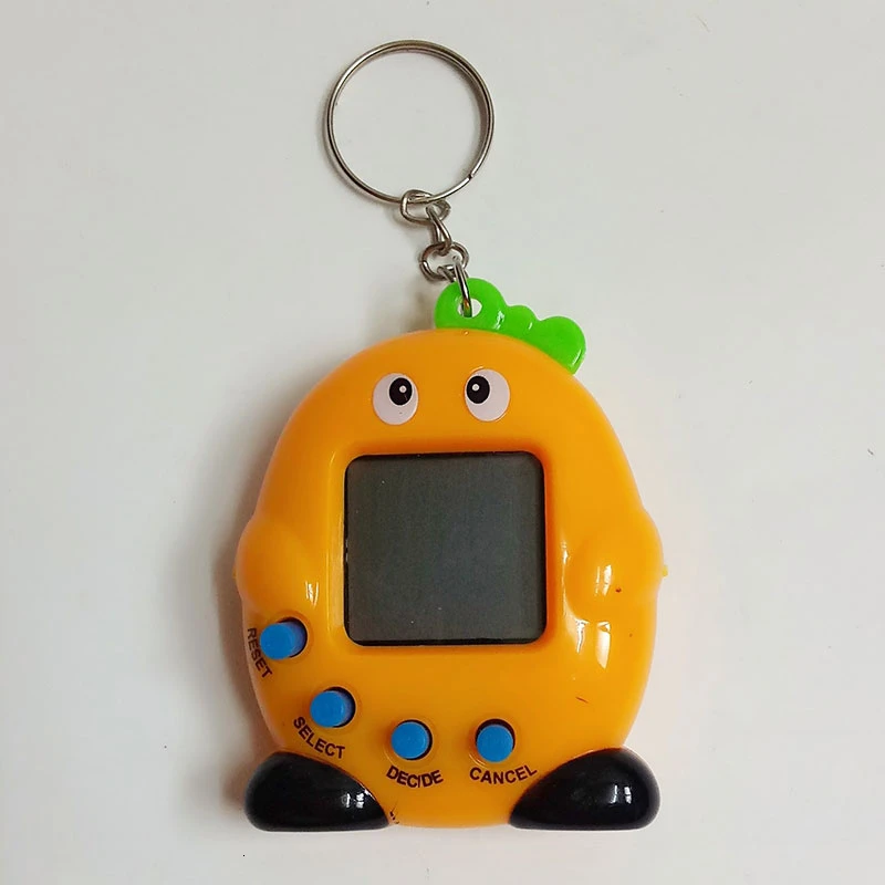 Горячее предложение! Распродажа! Tamagotchi электронные интерактивные Домашние животные игрушки для детей 90S ностальгические 49 домашних животных в одном виртуальном кибер игрушка Забавный робот - Цвет: YELLOW