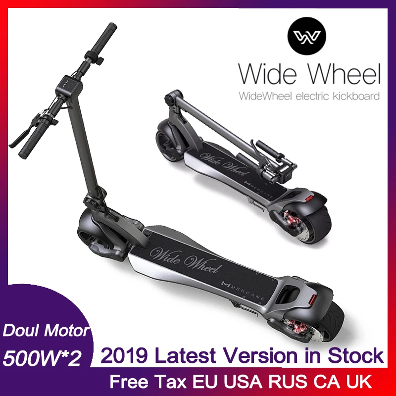 Cheap Electric Skateboard for Widewheel 500W Two Wheel Electric Scooters 48V Wide Wheel Dual moter scooter 0