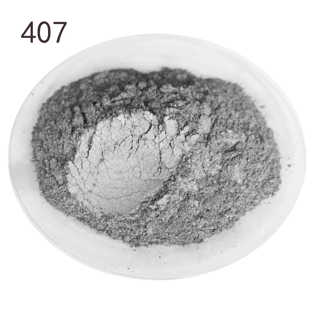 50 г серебристо-серый порошок слюды пигменты~ натуральная перламутровая слюда порошки металлический краситель для ногтей Косметический лак для мыла