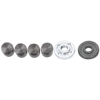 

4 Pcs Spacer for Screwing, for Glass / Mirror / Nails & 1 Set Replacement Angle Grinder Inner Outer Flange Set